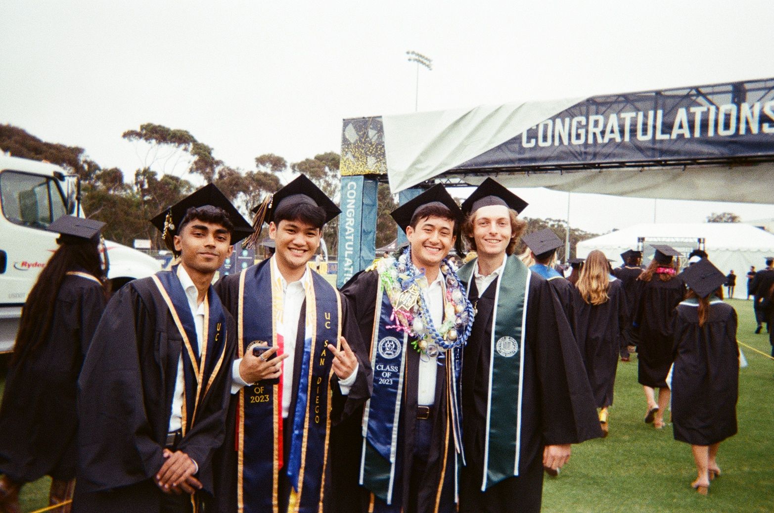 Graduation with friends