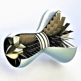 3D jet engine design