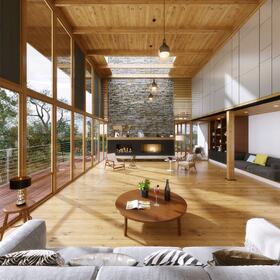 Living room HDR rendering