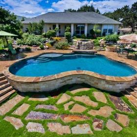 Landscape design rendering