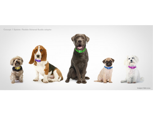 Universal plastic side release buckle adapter