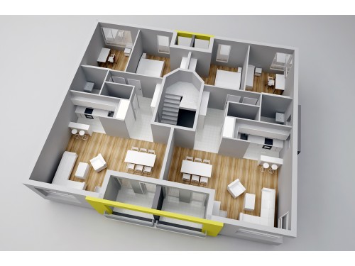 3D modelling of a great new residential complex