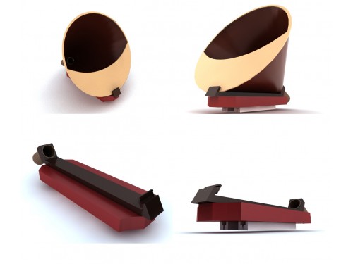 Custom funnel with integrated phone mount